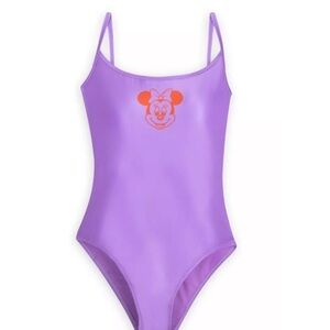 Disney One Piece Mickey Mouse Swimsuit with adjustable straps (NWT)